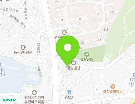 1-14 Dunggujae-gil, Pyeongtaek-si, Gyeonggi-do, Republic of Korea Map