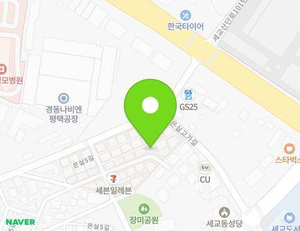 60-7 Eunsil 5-gil, Pyeongtaek-si, Gyeonggi-do, Republic of Korea Map