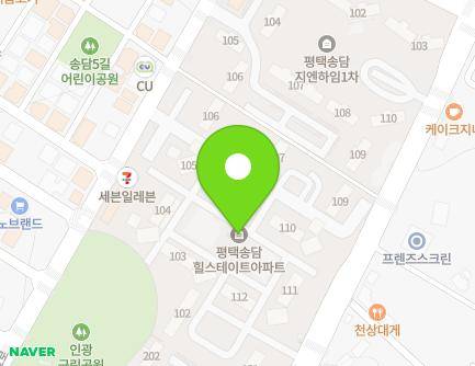 65 Songdam 1-ro, Anjung-eup, Pyeongtaek-si, Gyeonggi-do, Republic of Korea Map