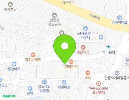 126 Anjung-ro, Anjung-eup, Pyeongtaek-si, Gyeonggi-do, Republic of Korea Map