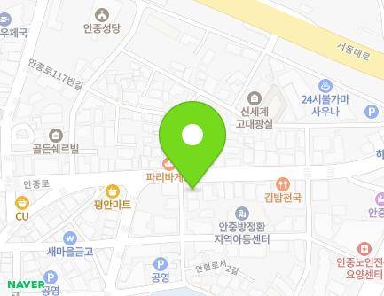 118 Anjung-ro, Anjung-eup, Pyeongtaek-si, Gyeonggi-do, Republic of Korea Map