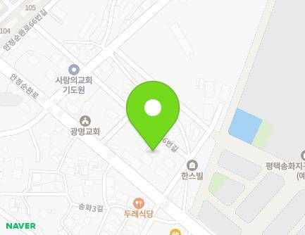 13-4 Anjeongsunhwan-ro 32beon-gil, Paengseong-eup, Pyeongtaek-si, Gyeonggi-do, Republic of Korea Map