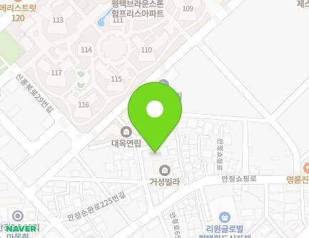 44-4 Anjeongsunhwan-ro 223beon-gil, Paengseong-eup, Pyeongtaek-si, Gyeonggi-do, Republic of Korea Map