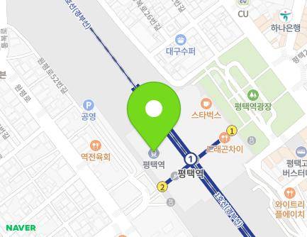 51 Pyeongtaek-ro, Pyeongtaek-si, Gyeonggi-do, Republic of Korea Map