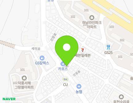 204 Sinjang-ro, Hanam-si, Gyeonggi-do, Republic of Korea Map