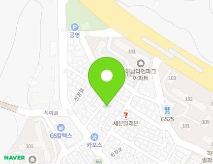 208-12 Sinjang-ro, Hanam-si, Gyeonggi-do, Republic of Korea Map