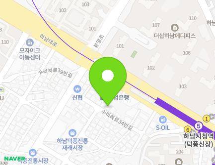 15 Suribuk-ro 34beon-gil, Hanam-si, Gyeonggi-do, Republic of Korea Map
