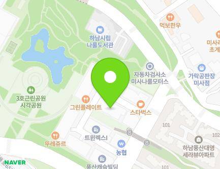 111-50 Deokpungdong-ro, Hanam-si, Gyeonggi-do, Republic of Korea Map