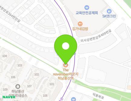 420 Misagangbyeonhangang-ro, Hanam-si, Gyeonggi-do, Republic of Korea Map