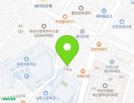 35-14 Sinpyeong-ro, Hanam-si, Gyeonggi-do, Republic of Korea Map