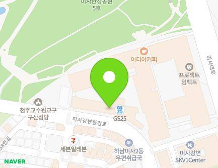 135 Misagangbyeonhangang-ro, Hanam-si, Gyeonggi-do, Republic of Korea Map