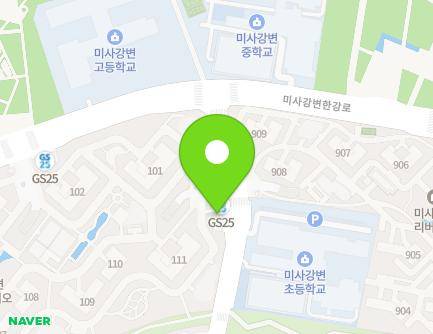 60-2 Misagangbyeonhangang-ro, Hanam-si, Gyeonggi-do, Republic of Korea Map