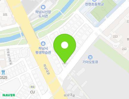 25 Cheonhyeon-ro, Hanam-si, Gyeonggi-do, Republic of Korea Map