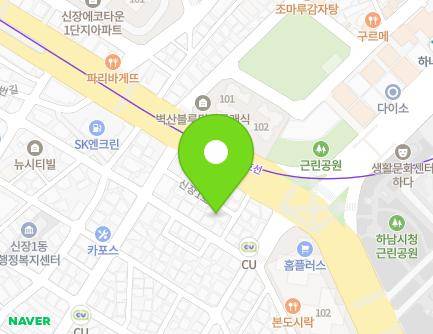 38-12 Sinjang 1-ro, Hanam-si, Gyeonggi-do, Republic of Korea Map