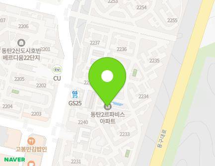 115 Dongtansunhwan-daero 20-gil, Hwaseong-si, Gyeonggi-do, Republic of Korea Map