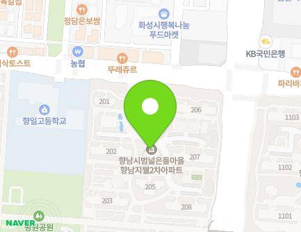 38 Haengjeongjungang 2-ro, Hyangnam-eup, Hwaseong-si, Gyeonggi-do, Republic of Korea Map