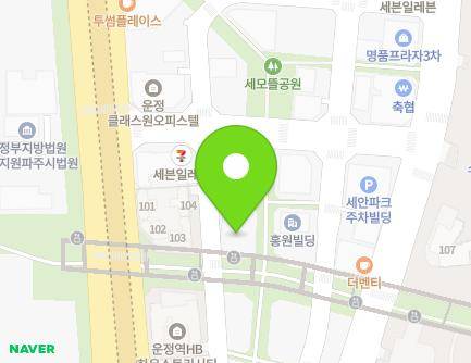14-11 Gyeongui-ro 1240beon-gil, Paju-si, Gyeonggi-do, Republic of Korea Map