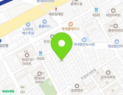 37-19 Bugwang-ro 29beon-gil, Sosa-gu, Bucheon-si, Gyeonggi-do, Republic of Korea Map