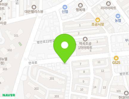 13 Angok-ro, Sosa-gu, Bucheon-si, Gyeonggi-do, Republic of Korea Map