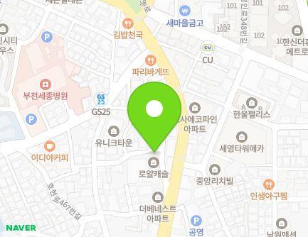 11 Hohyeon-ro 469beon-gil, Sosa-gu, Bucheon-si, Gyeonggi-do, Republic of Korea Map