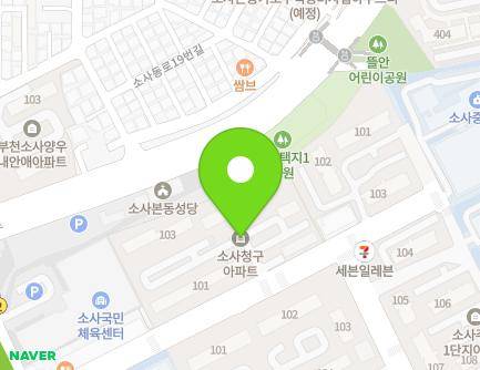 47 Sosa-ro 102beon-gil, Sosa-gu, Bucheon-si, Gyeonggi-do, Republic of Korea Map