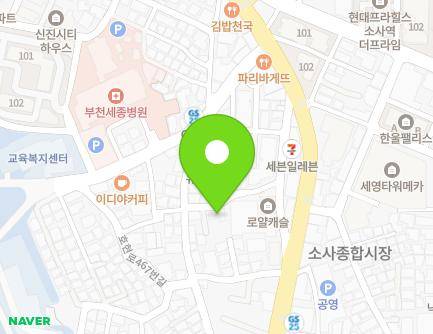 25 Hohyeon-ro 489beonga-gil, Sosa-gu, Bucheon-si, Gyeonggi-do, Republic of Korea Map