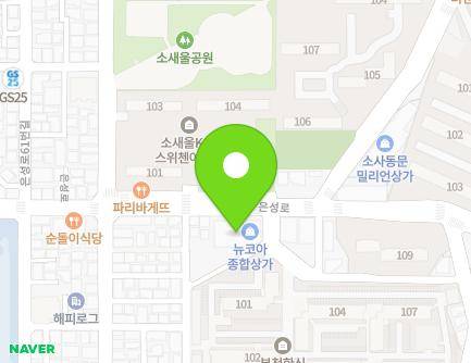 82 Eunseong-ro, Sosa-gu, Bucheon-si, Gyeonggi-do, Republic of Korea Map