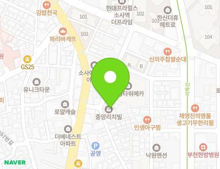 31 Gyeonginyet-ro 22beon-gil, Sosa-gu, Bucheon-si, Gyeonggi-do, Republic of Korea Map