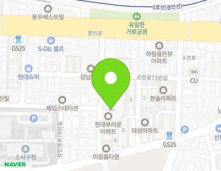 25 Gyeongin-ro 412beon-gil, Sosa-gu, Bucheon-si, Gyeonggi-do, Republic of Korea Map