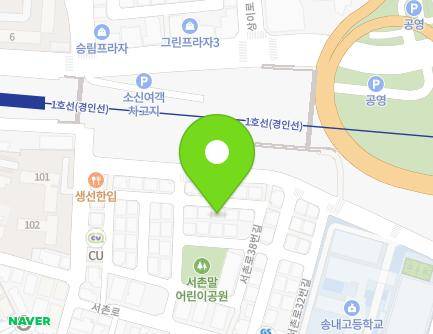 26-8 Seochon-ro 44beon-gil, Sosa-gu, Bucheon-si, Gyeonggi-do, Republic of Korea Map