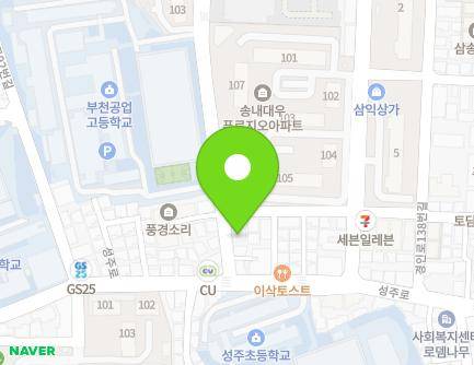 89 Gyeongin-ro 120beon-gil, Sosa-gu, Bucheon-si, Gyeonggi-do, Republic of Korea Map