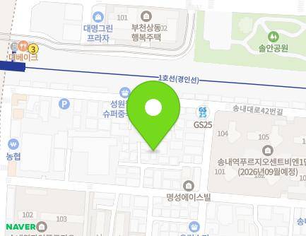 75-16 Gyeongin-ro 9beon-gil, Sosa-gu, Bucheon-si, Gyeonggi-do, Republic of Korea Map
