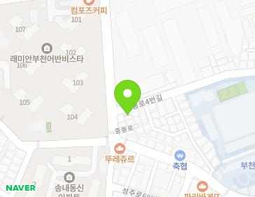 4 Jungdong-ro 4beon-gil, Sosa-gu, Bucheon-si, Gyeonggi-do, Republic of Korea 4 Jungdong-ro 4beon-gil, Sosa-gu, Bucheon-si, Gyeonggi-do, Republic of Korea Map
