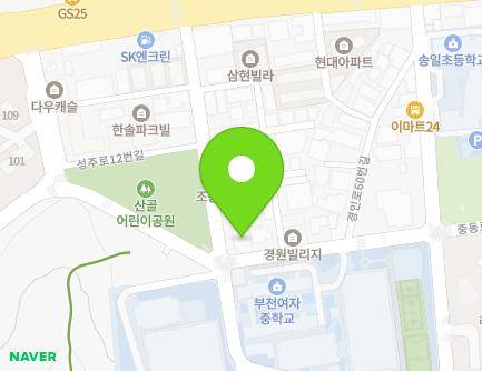 21 Seongju-ro, Sosa-gu, Bucheon-si, Gyeonggi-do, Republic of Korea Map