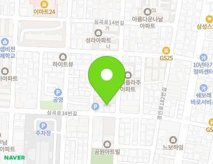 32-1 Simgok-ro 34beon-gil, Sosa-gu, Bucheon-si, Gyeonggi-do, Republic of Korea Map