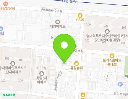 59-11 Gyeongin-ro 9beon-gil, Sosa-gu, Bucheon-si, Gyeonggi-do, Republic of Korea Map