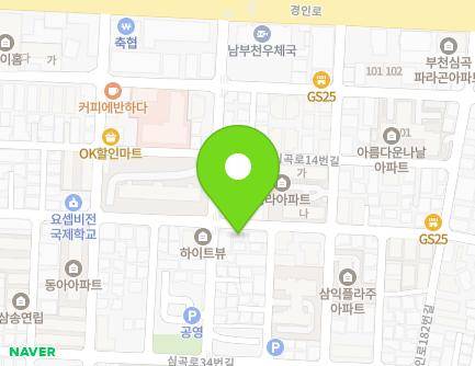 45 Simgok-ro 22beon-gil, Sosa-gu, Bucheon-si, Gyeonggi-do, Republic of Korea Map