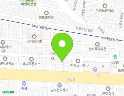 48-1 Gyeongin-ro 137beonga-gil, Sosa-gu, Bucheon-si, Gyeonggi-do, Republic of Korea Map