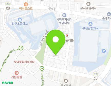 38-10 Seongju-ro 132beon-gil, Sosa-gu, Bucheon-si, Gyeonggi-do, Republic of Korea Map