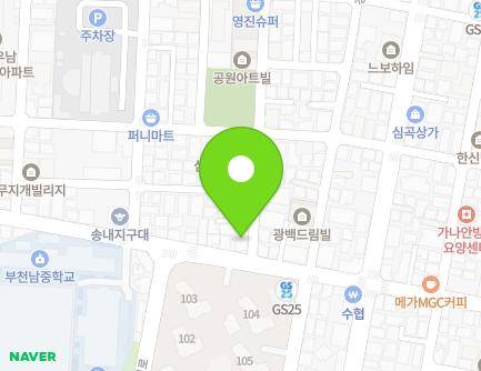 106 Gyeongin-ro 170beon-gil, Sosa-gu, Bucheon-si, Gyeonggi-do, Republic of Korea Map