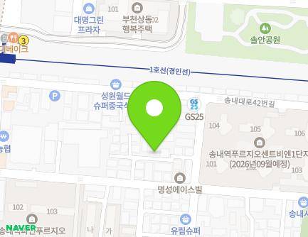 75-14 Gyeongin-ro 9beon-gil, Sosa-gu, Bucheon-si, Gyeonggi-do, Republic of Korea Map