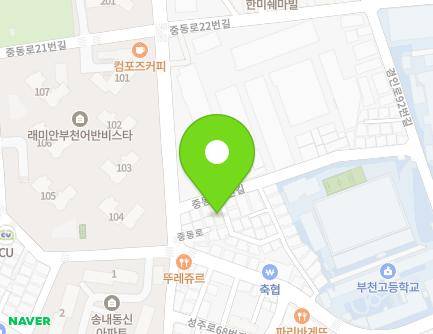 8 Jungdong-ro 4beon-gil, Sosa-gu, Bucheon-si, Gyeonggi-do, Republic of Korea Map