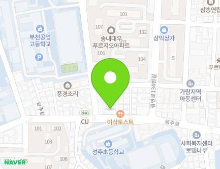 115-5 Seongju-ro, Sosa-gu, Bucheon-si, Gyeonggi-do, Republic of Korea Map