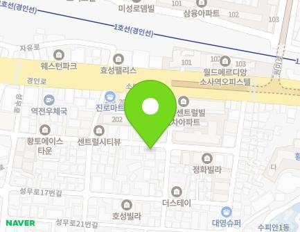 38 Seongmu-ro 9beon-gil, Sosa-gu, Bucheon-si, Gyeonggi-do, Republic of Korea Map