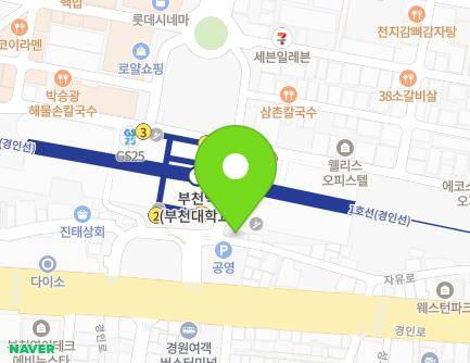 63 Jayu-ro, Sosa-gu, Bucheon-si, Gyeonggi-do, Republic of Korea Map