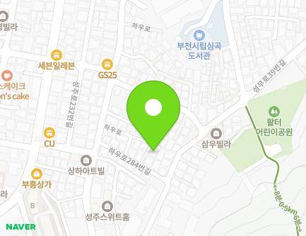 286-16 Hau-ro, Sosa-gu, Bucheon-si, Gyeonggi-do, Republic of Korea Map