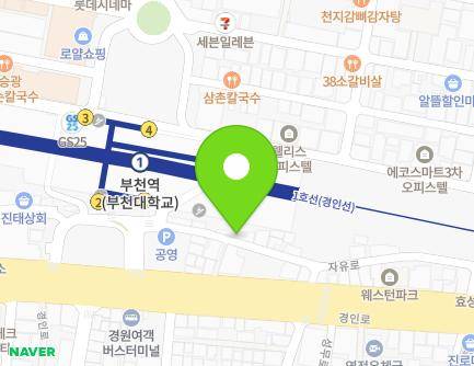 67 Jayu-ro, Sosa-gu, Bucheon-si, Gyeonggi-do, Republic of Korea Map