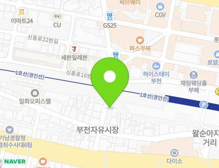 33 Jayu-ro, Sosa-gu, Bucheon-si, Gyeonggi-do, Republic of Korea Map