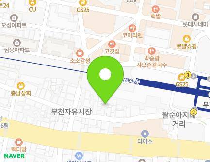 39-6 Jayu-ro, Sosa-gu, Bucheon-si, Gyeonggi-do, Republic of Korea Map