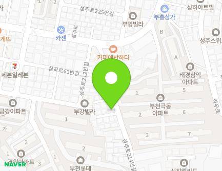 28-2 Seongju-ro 214beon-gil, Sosa-gu, Bucheon-si, Gyeonggi-do, Republic of Korea Map